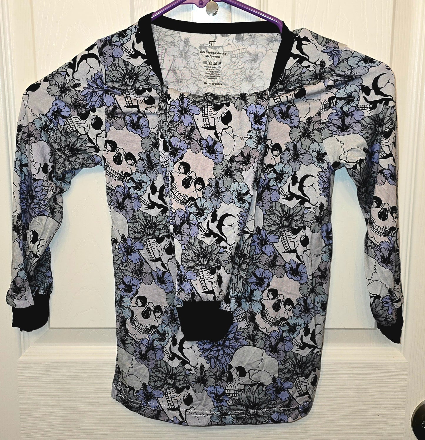 Skulls Long PJ Set