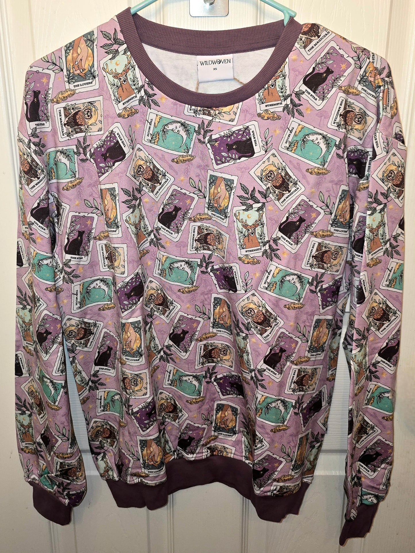 Wildwoven Adult Purple Crewneck