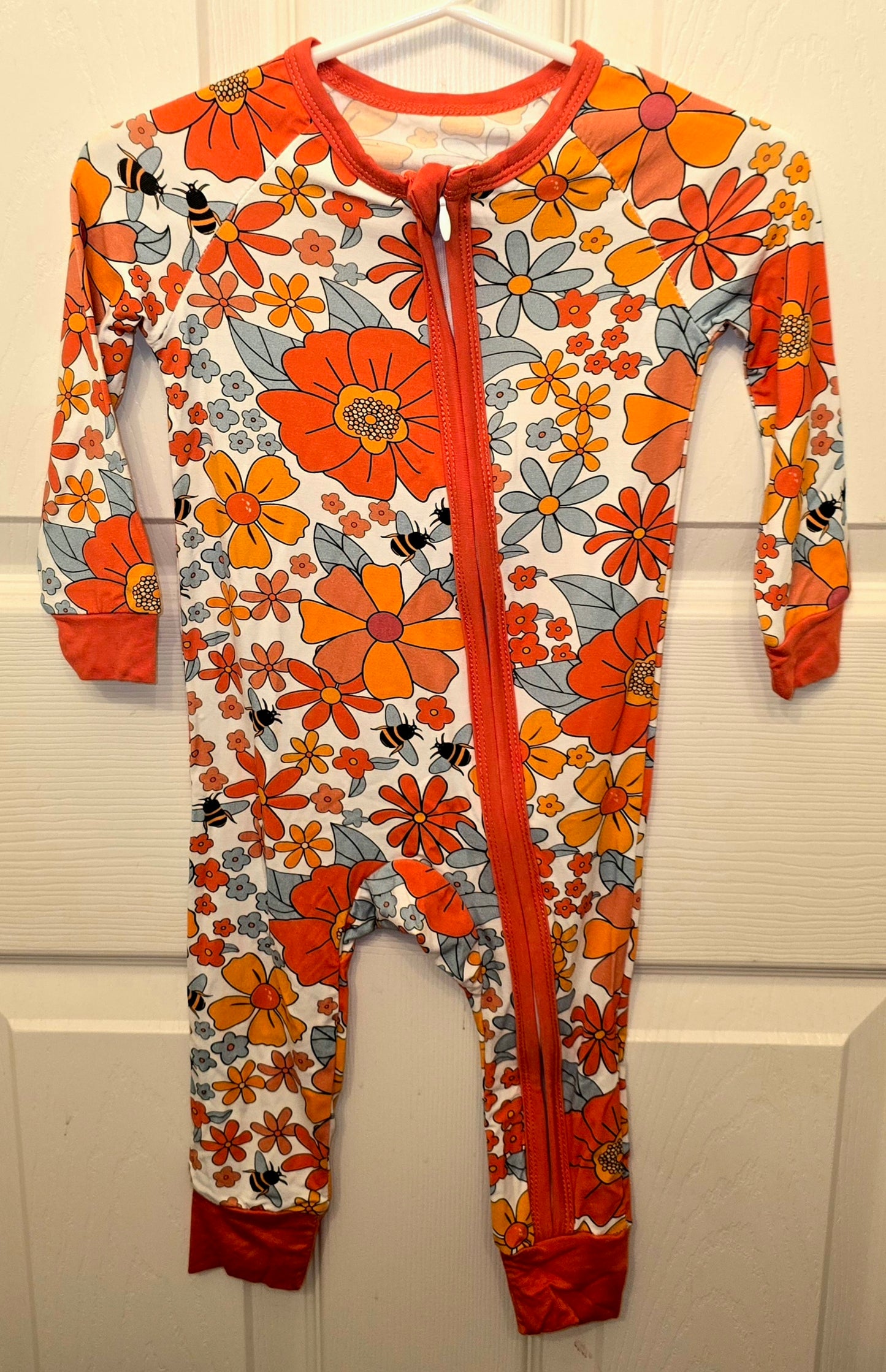 Orange Flowers Zippy