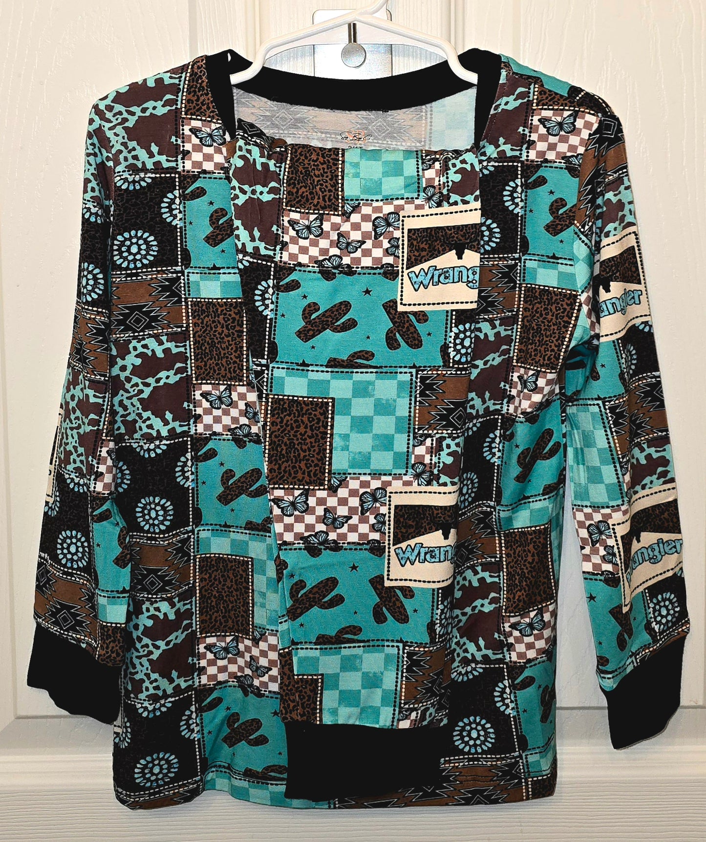 SnugBugs Turqoise Junkie Long Sleeve Shirt and Pants