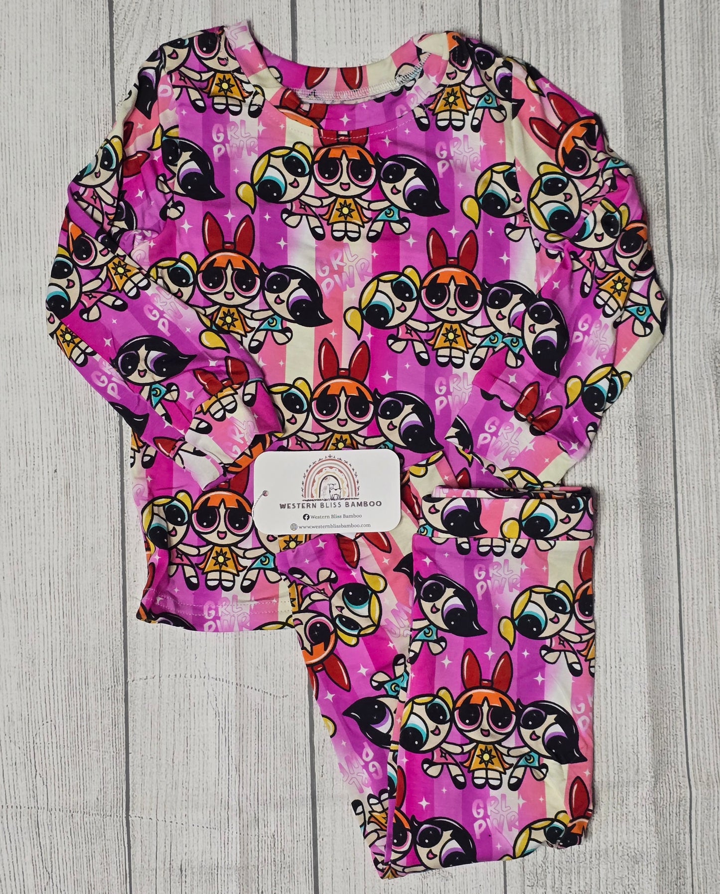 Girl Power (PPG) 2 Piece PJ Set