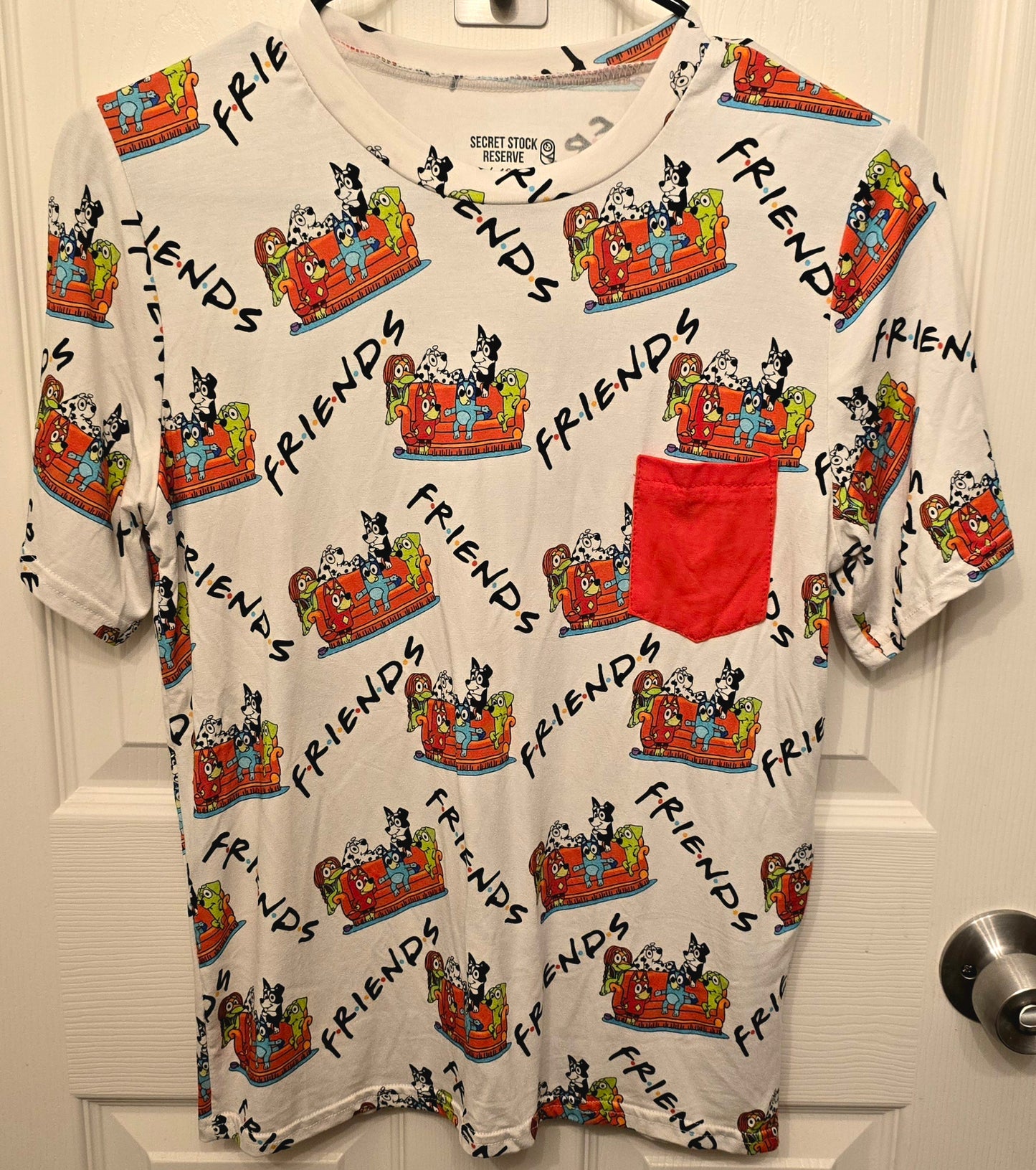 Secret Stock Reserve Bluey Friends Pocket Tee