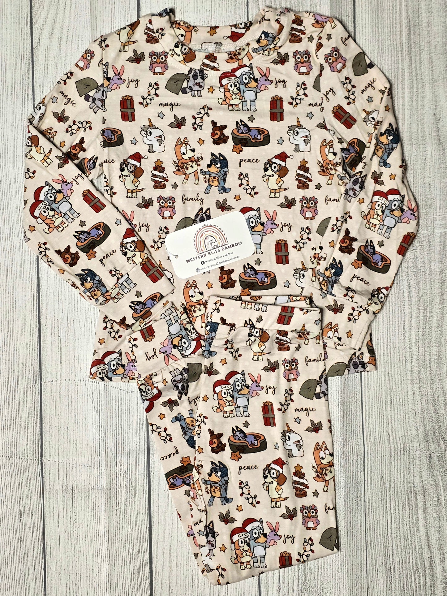 Heeler Christmas 2 Piece PJ Set