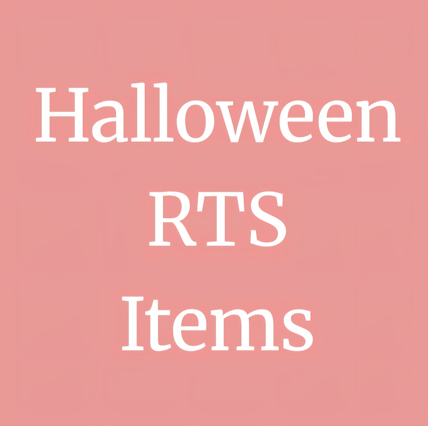 Halloween/Fall RTS Items