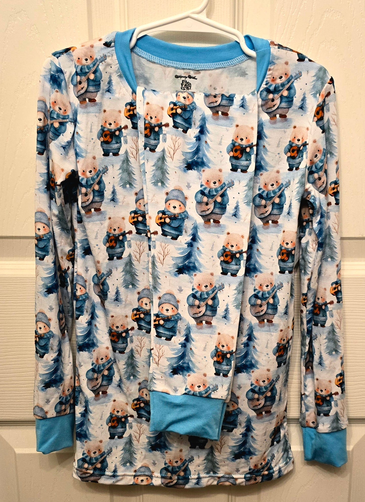 Whispering Willow Musical Bears Long Sleeve Top and Pants Set