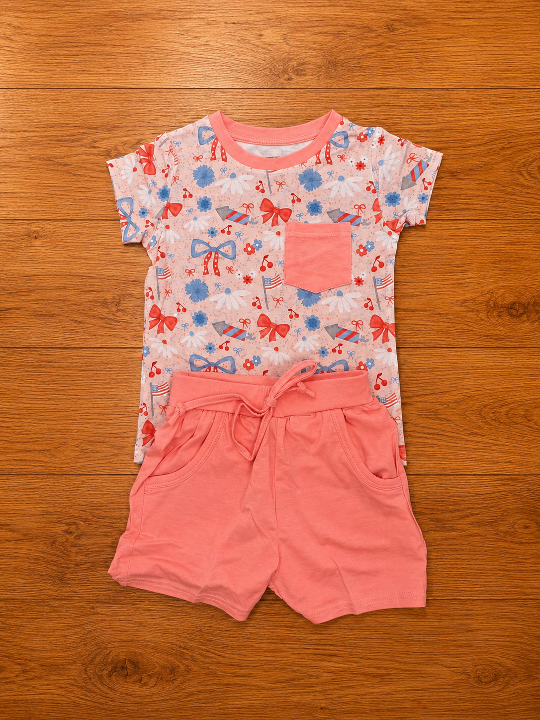 Little Britches Pink America Daywear Set