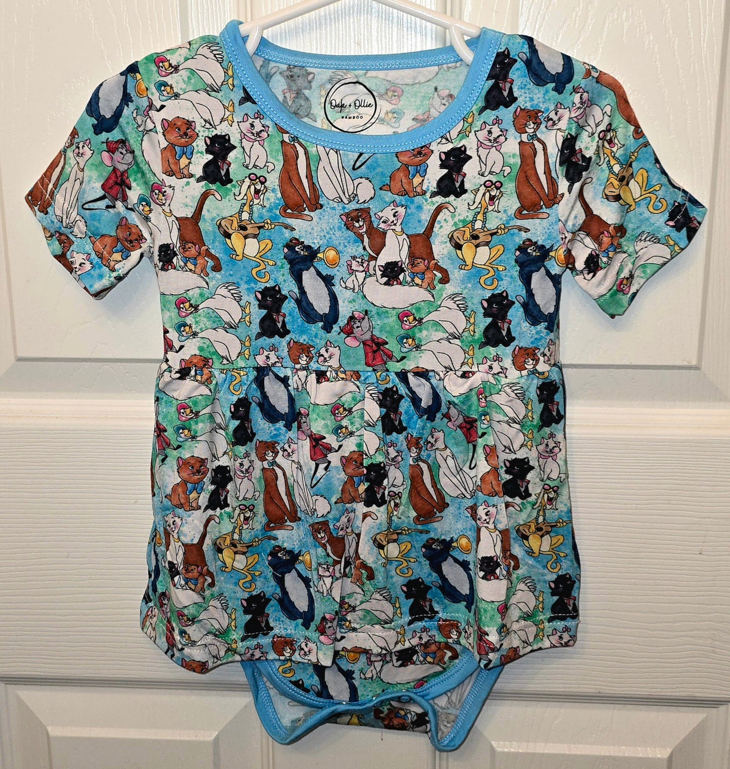 Oak & Ollie Aristocats Bodysuit Twirl