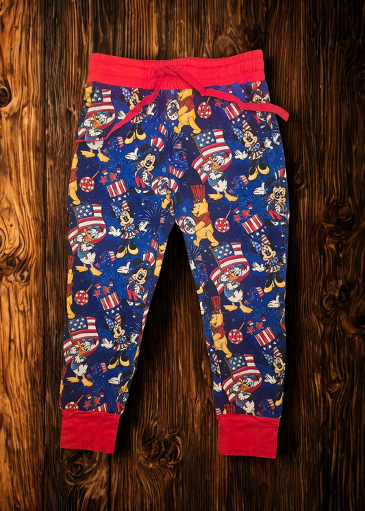 Little Britches Fireworks with Friends Joggers