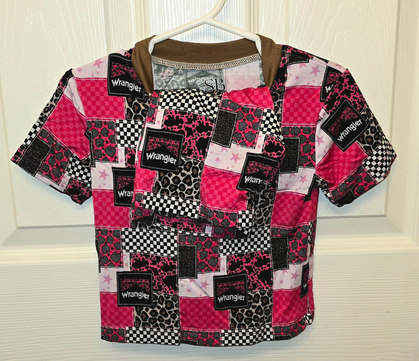 SnugBugs Wranglin Babe Short Sleeve and Pants Daywear Set