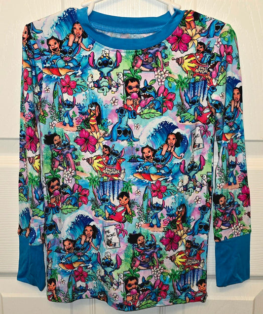 Giggle Gang Lilo & Stitch Long PJ Set