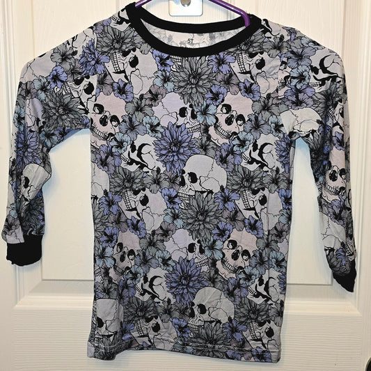 Skulls Long PJ Set