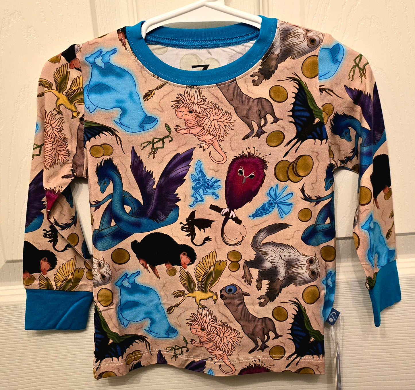 CoZco Magical Beasts Long Sleeve Top and Pants