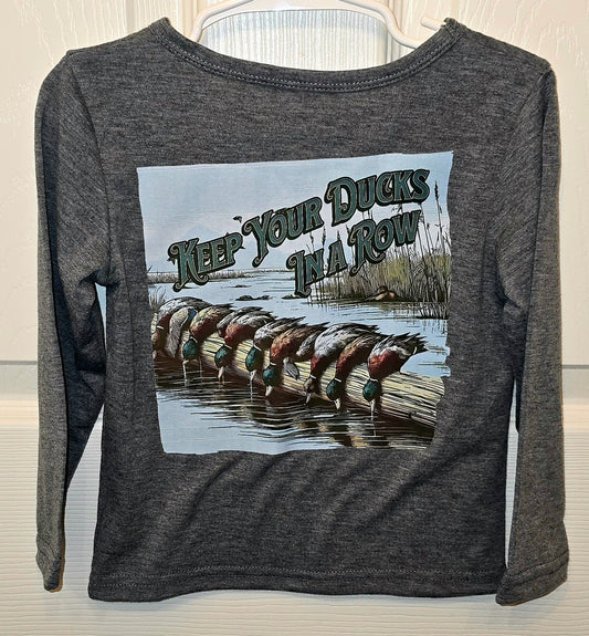 Keep Your Ducks in a Row Long Sleeve Shirt
